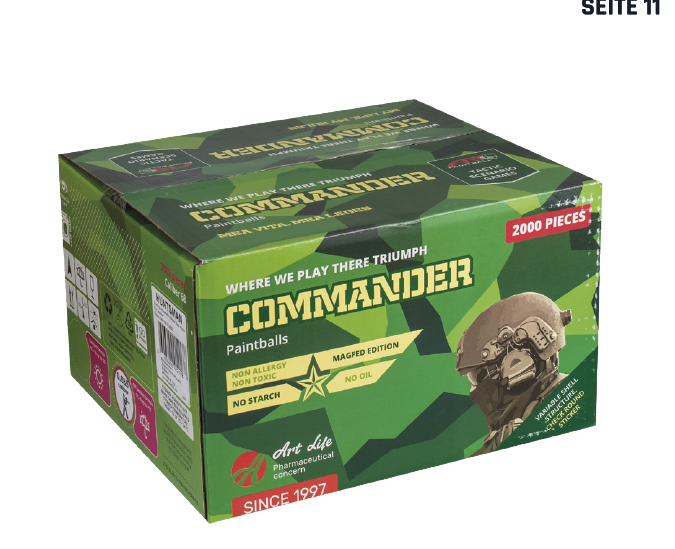 The new Artlife Commander Huntsman MagFed paintballs