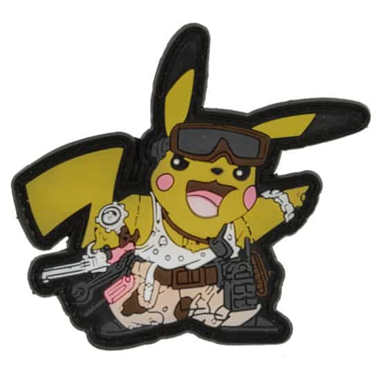 Paintball_Airsoft_PVC_Klettpatch_Pikachu
