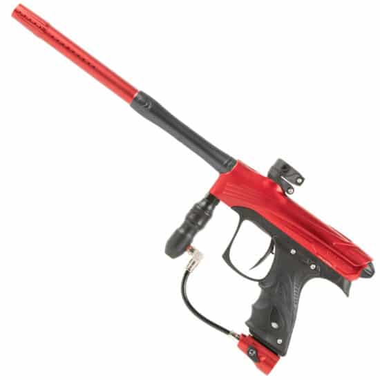 DYE_Rize_CZR_Paintball_Markierer_Red_Grey_side