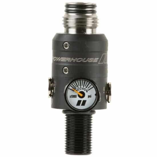 PowerHouse_TKO_TITANIUM_Paintball_HP_Regulator_300Bar_4500PSI_BLACK_MATTE_front