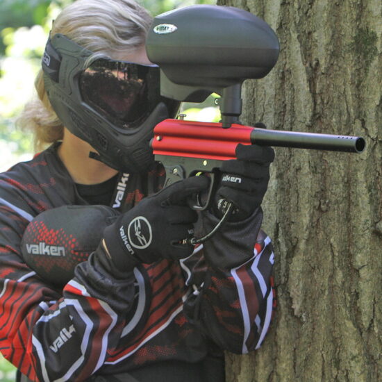 Valken_Razorback_Paintball_Markierer_rot_details